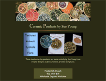 Tablet Screenshot of ceramic-pendants.com